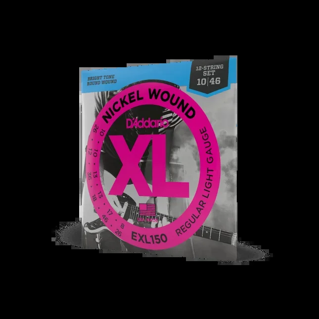 10-46 Regular Light 12-String, XL Nickel Electric Guitar Strings