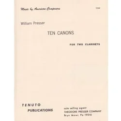 10 Canons – Clarinet Duet