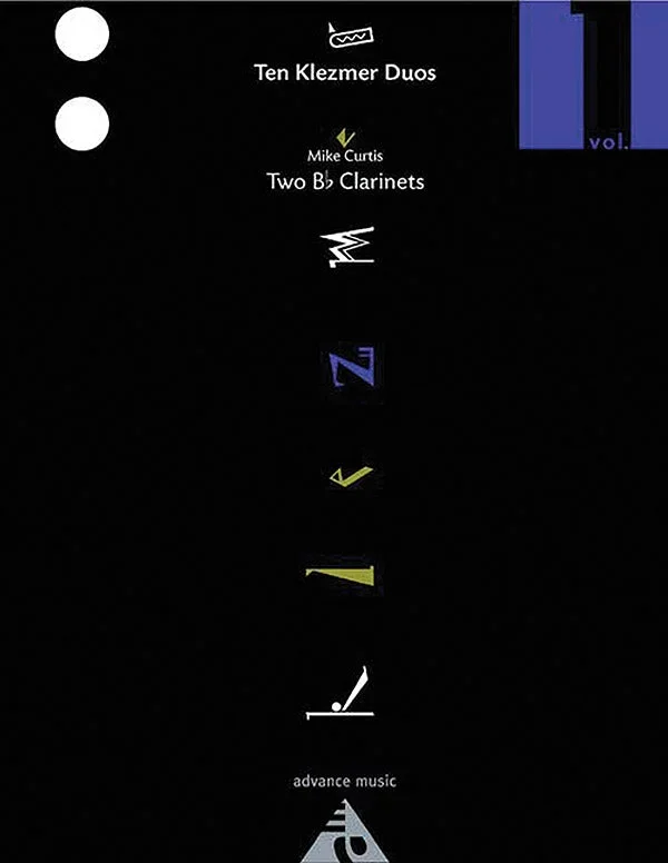 10 Sephardic Klezmer Duos for 2 Clarinets – Volume 1