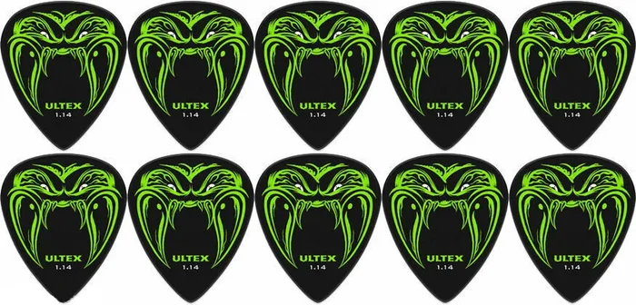 10 x Dunlop JAMES HETFIELD Black Fang 1.14mm Ultex Guitar Picks – Metallica