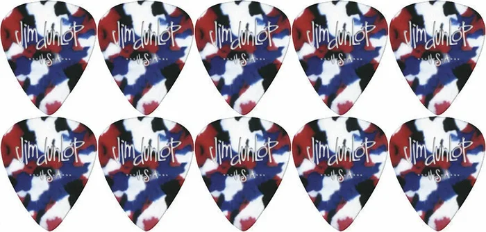 10 x Jim Dunlop Genuine Celluloid Confetti Heavy Gauge Guitar Picks *NEW*