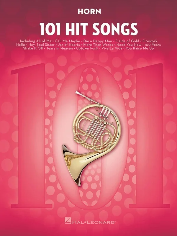 101 Hit Songs For Horn (Softcover Book)