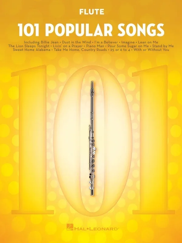 101 Popular Songs For Flute (Softcover Book)
