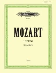 12 Duos, K 496a (K 487) – Violin Duet