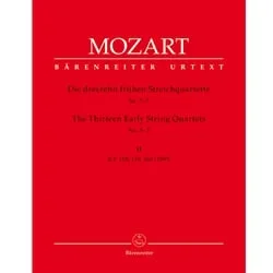 13 Early String Quartets, Volume 2 (Nos. 5-7) – Set of Parts