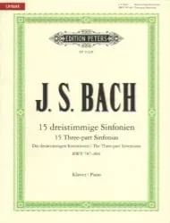 15 3-Part Sinfonias, BWV 787-801 – Piano