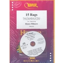15 Rags – Tenor Saxophone and Piano w/opt CD Playback