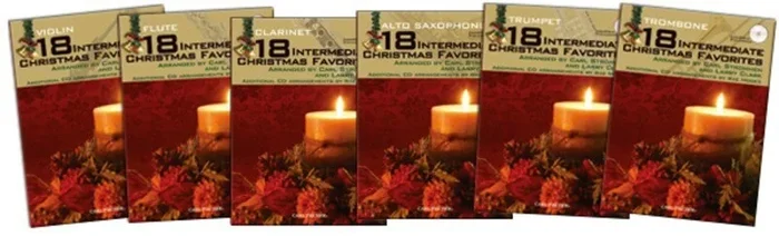 18 Intermediate Christmas Favorites Clarinet Book/