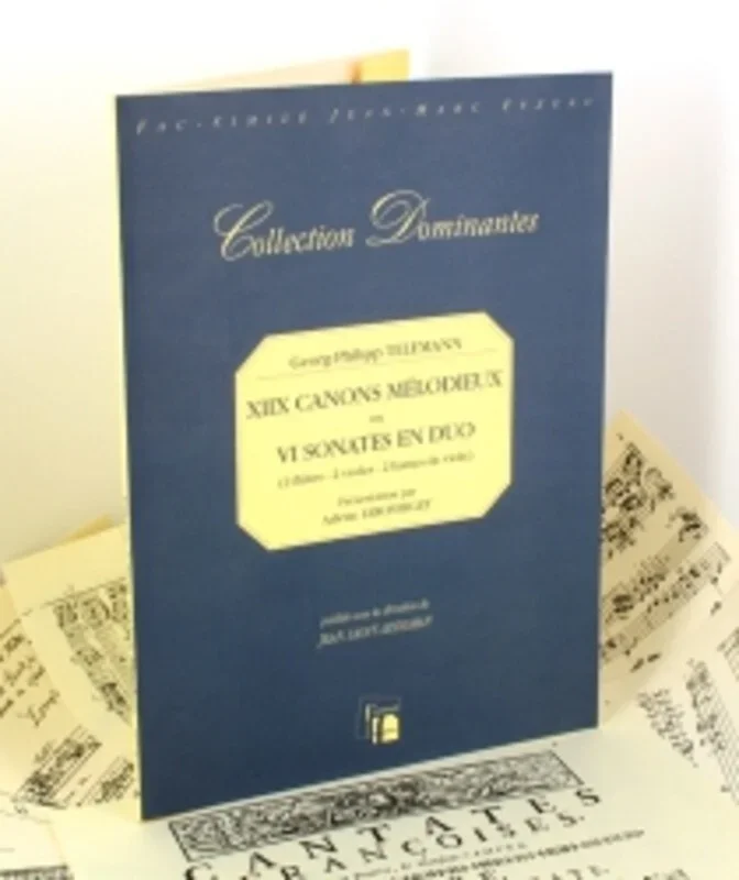 18 Melodious Canons For 2 Flutes Facsimile Book