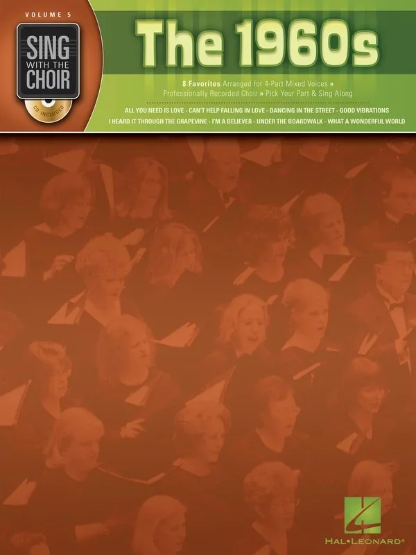 1960s Sing With The Choir Book/CD V5 (Softcover Book/CD)