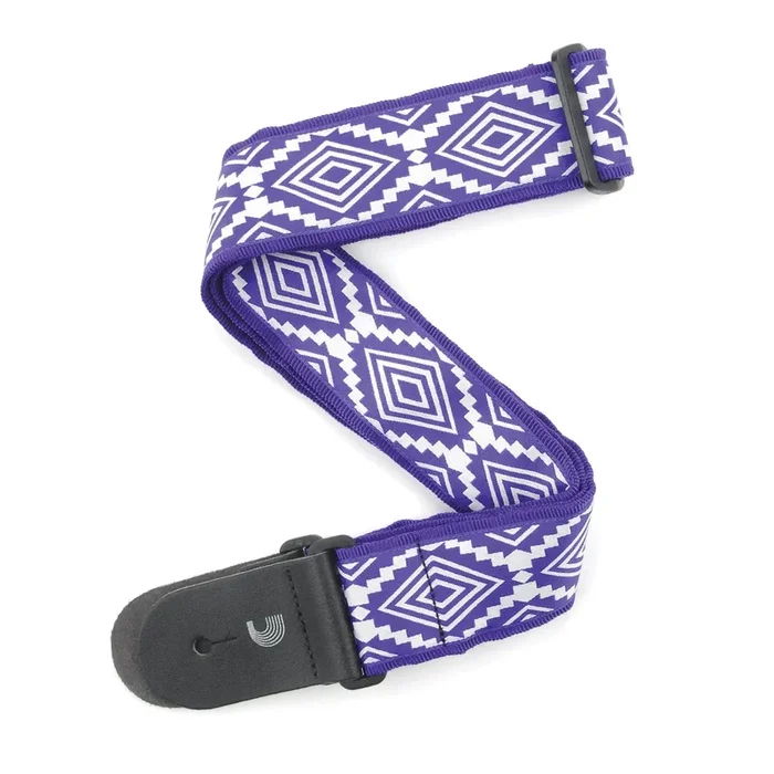 2 Inch Guitar Strap, Guatemalan – Blue, by D’Addario