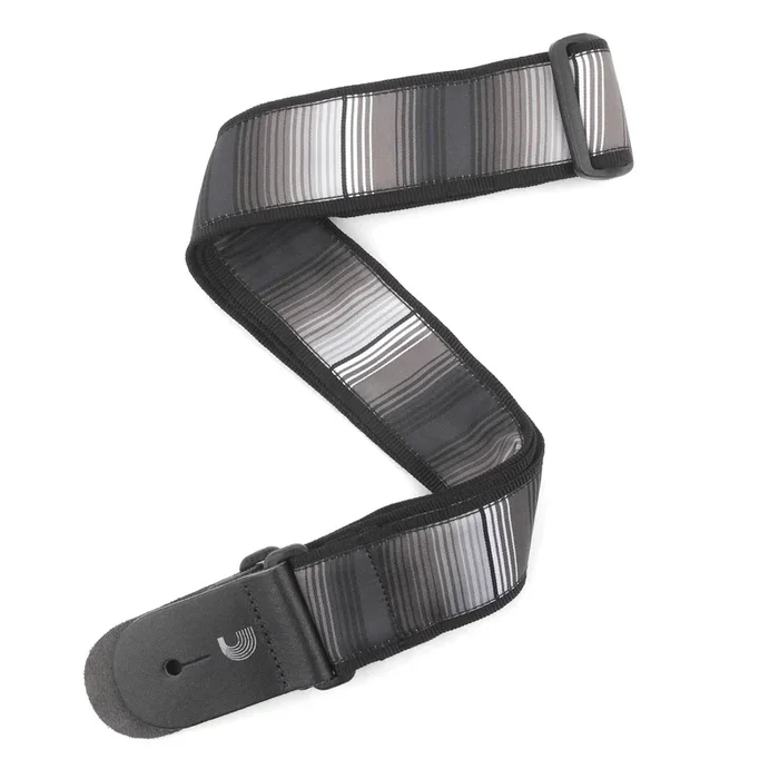 2 Inch Guitar Strap, Latin Blanket Stripe – Take it to Black, by D’Addario