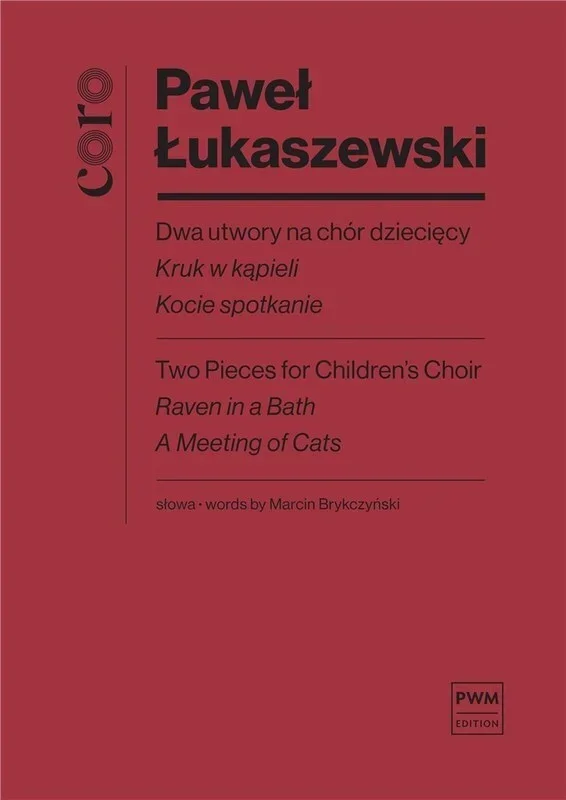 2 Pieces For Childrens Choir Choral Score A Cappella Octavo