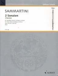 2 Sonatas, Op. 2, Nrs. 4 and 6 – Flute (or Oboe) and Basso Continuo