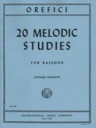 20 Melodic Studies – Bassoon