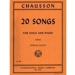 20 Songs – High Voice and Piano