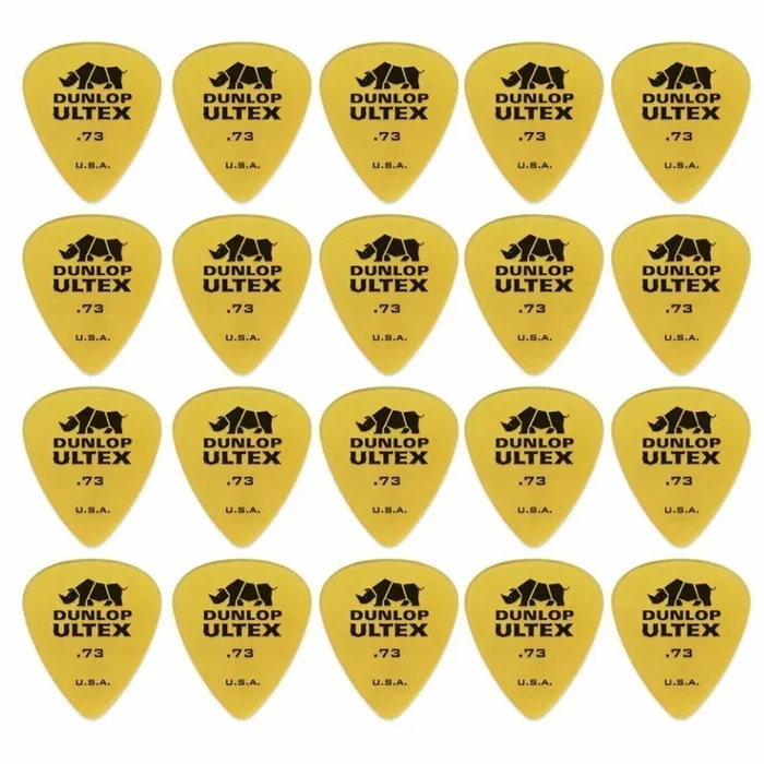 20 x Dunlop Ultex Standard .73MM Gauge Guitar Picks 421R Plectrums