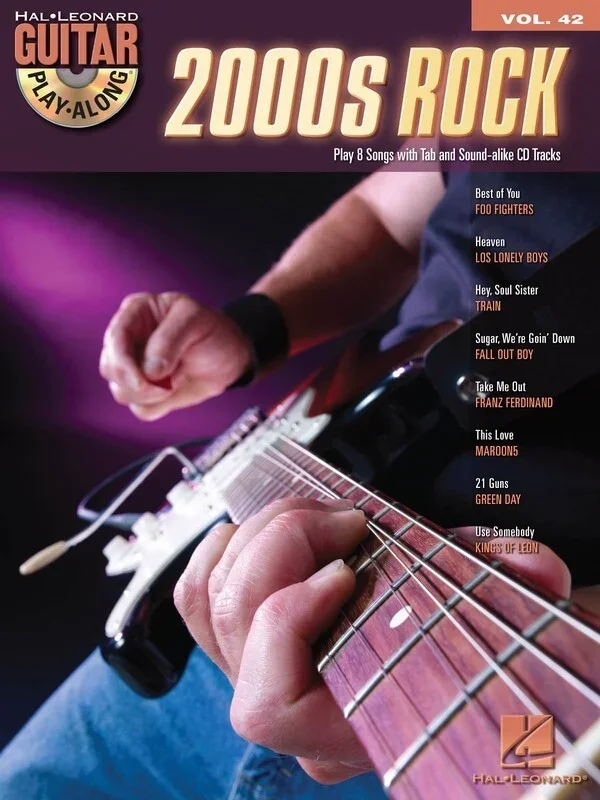 2000S Rock Guitar Play Along V42 Book/CD (Softcover Book/CD)
