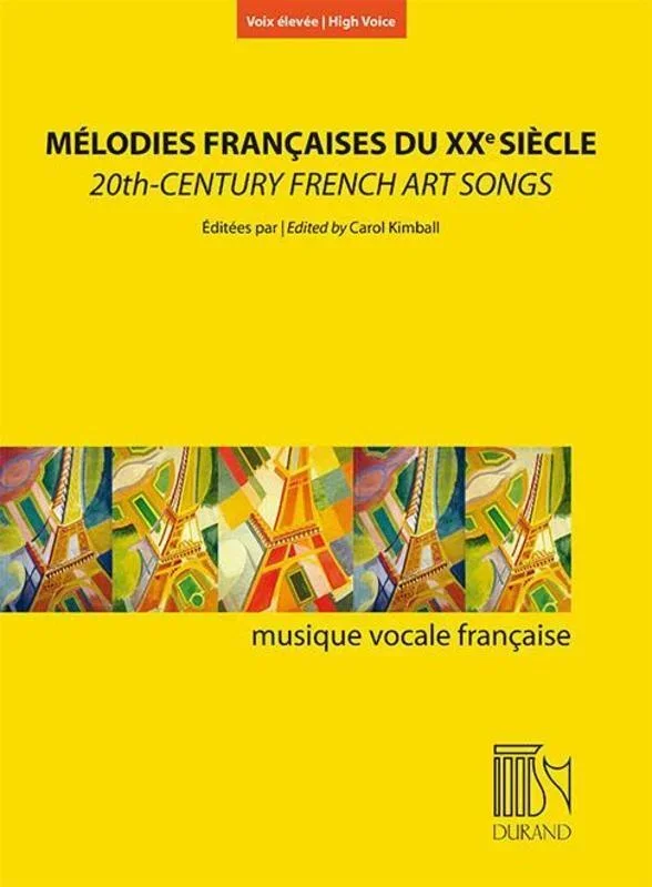 20th Century French Art Songs High (Softcover Book)