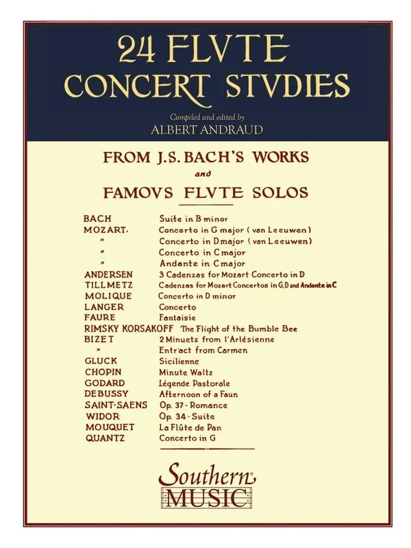 24 Flute Concert Studies (Softcover Book)