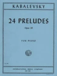 24 Preludes, Op. 38 – Piano