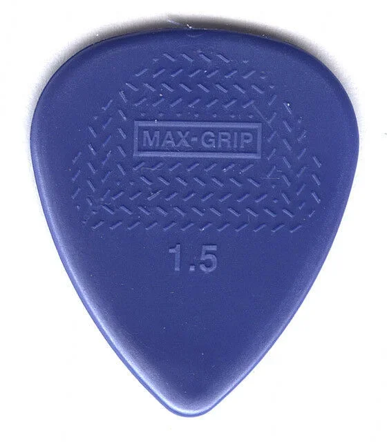 24 x Dunlop Max Grip Nylon 1.50mm Gauge Blue Guitar Picks Bulk