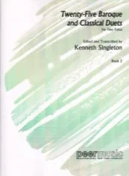 25 Baroque and Classical Duets, Book 2 – Tuba Duet