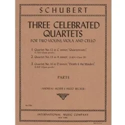 3 Celebrated Quartets – String Quartet