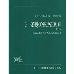 3 Chorales – Sax Quartet