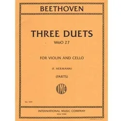 3 Duets, WoO 27 – Violin and Cello Duet