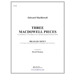 3 Macdowell Pieces – Brass Quartet