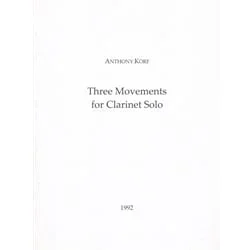 3 Movements for Clarinet Solo