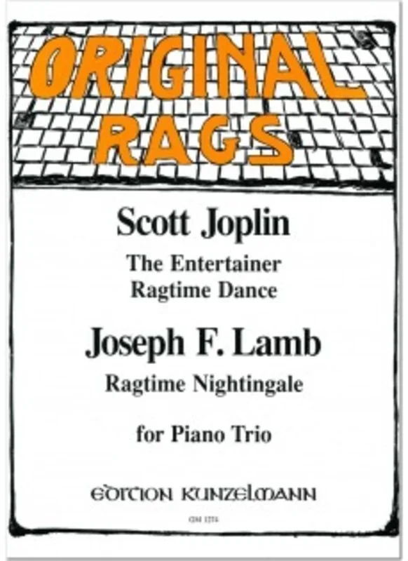 3 Original Rags For Piano Trio (Music Score/Parts) Book
