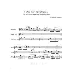 3-Part Invention No. 3 – Saxophone Trio (ATB)