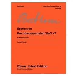 3 Piano Sonatas, WoO 47 – Piano Solo