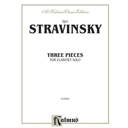 3 Pieces – Clarinet Unaccompanied