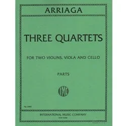 3 Quartets – Two Violins, Viola and Cello (Parts)