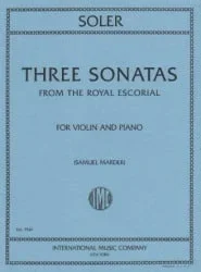 3 Sonatas from The Royal Escorial – Violin and Piano