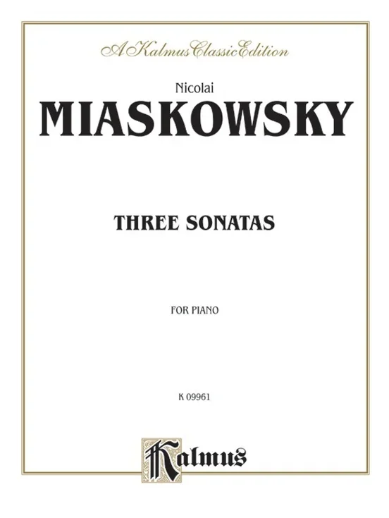 3 Sonatas Piano