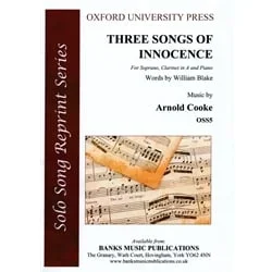 3 Songs of Innocence – Soprano Voice, Clarinet in A, and Piano