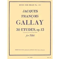 30 Etudes, Op.13 – Tuba