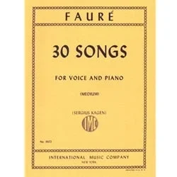 30 Songs – Medium Voice and Piano
