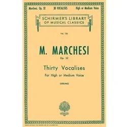 30 Vocalises, Op. 32 – High or Medium Voice