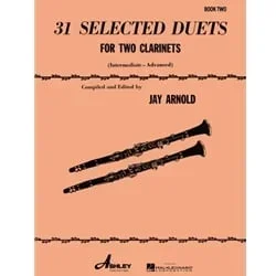 31 Selected Duets, Book 2 – Clarinet Duet