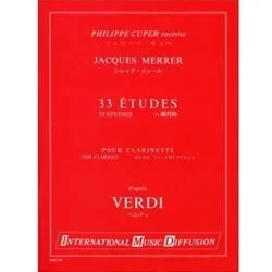 33 Etudes After Verdi – Clarinet