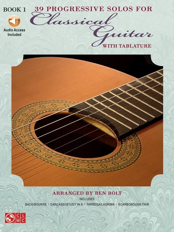 39 Progressive Solos Classical Gtuira Book 1 Book/Online Audio (Softcover Book/Online Audio)