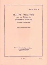 4 Variations on a Theme of Scarlatti – Trumpet (or Cornet) and Piano