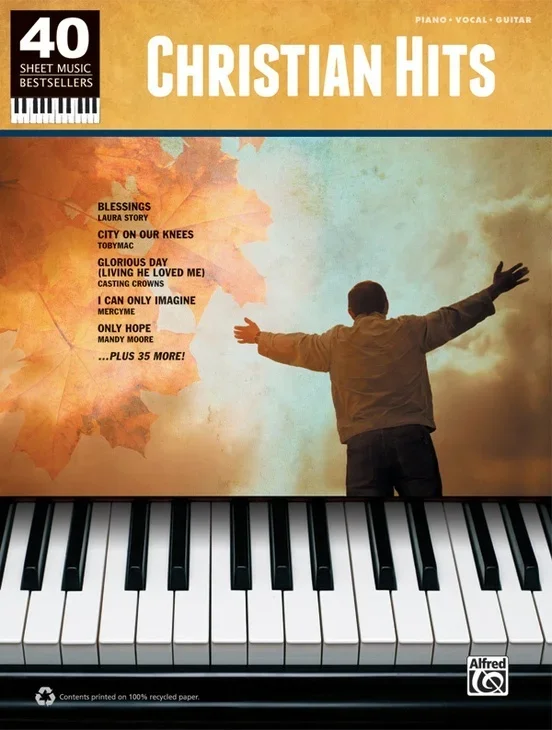 40 Sheet Music Bestsellers Christian Hits PVG