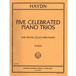 5 Celebrated Piano Trios – Violin, Cello and Piano