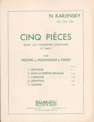 5 Pieces, No. 4: Orientale – Violin (or Cello) and Piano